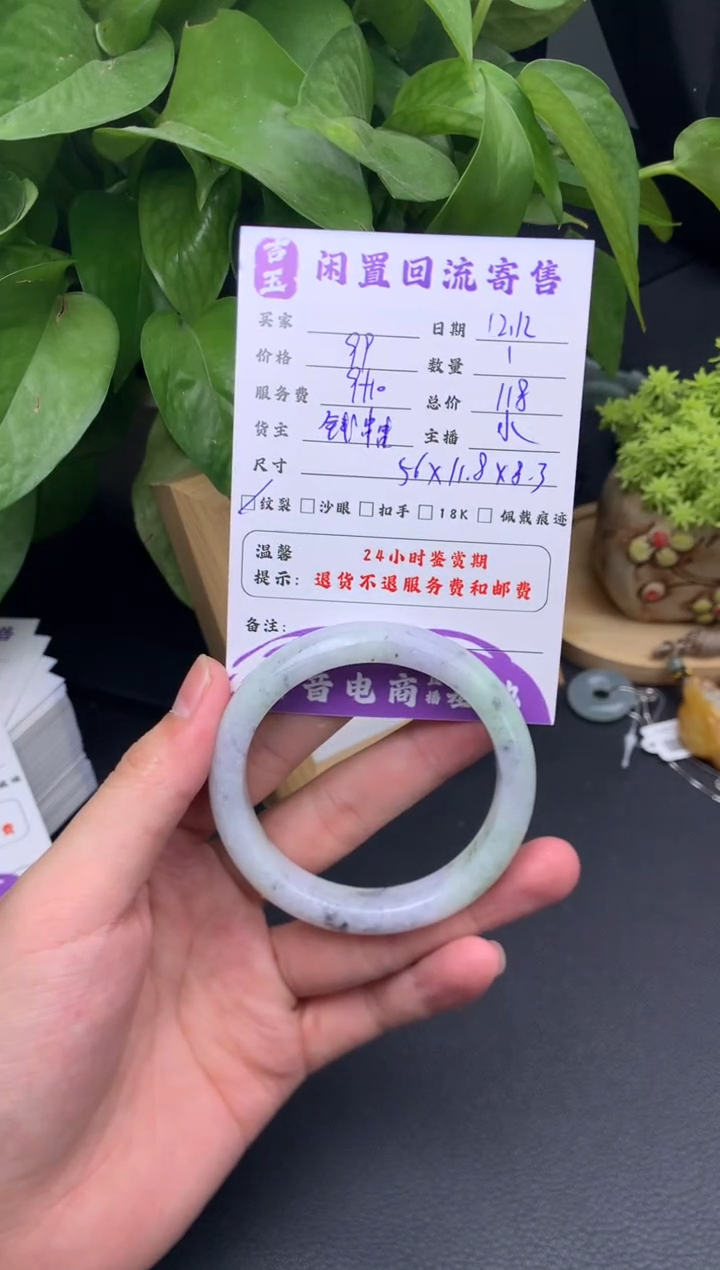 未镶嵌手镯翡翠手镯