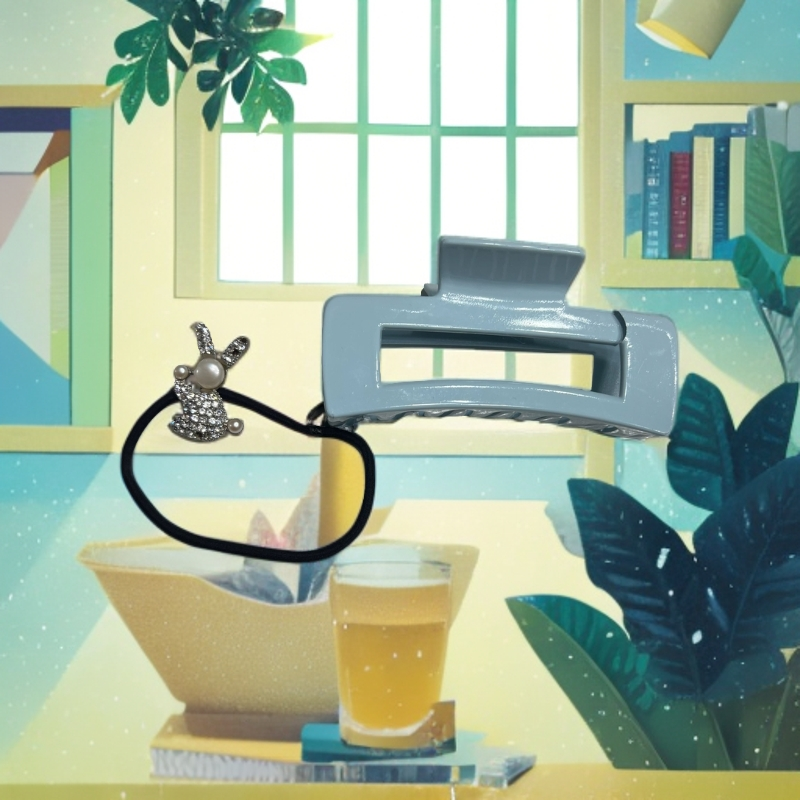 春季新款上新夏日发   运动  夹  发 圈