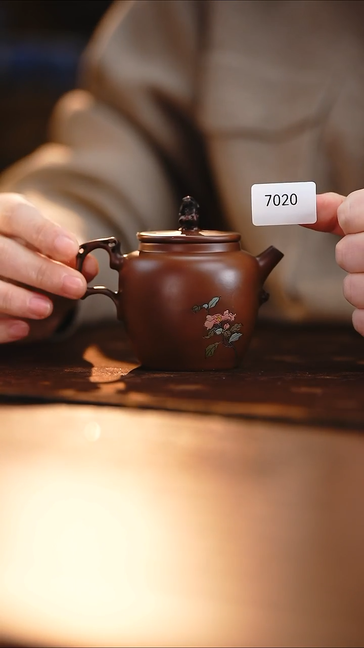 雲梦茶器紫陶茶壶7020