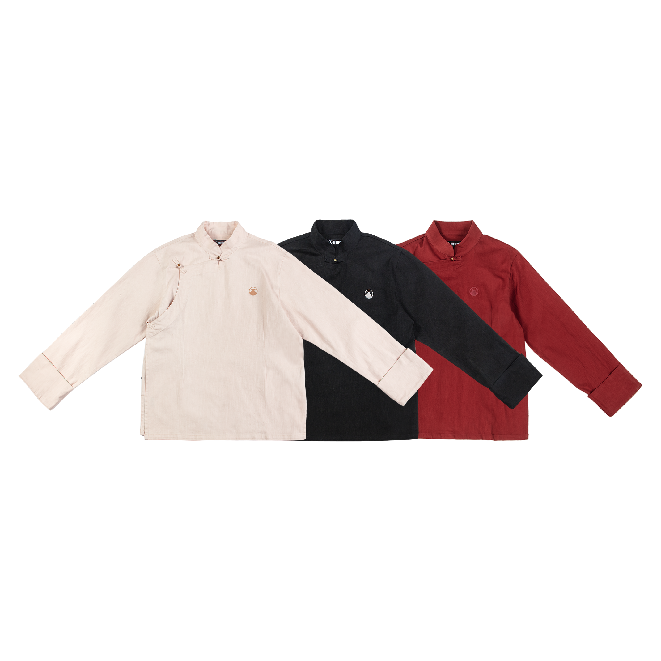 圣山服饰 基础系列春新款设计师原创棉质藏式衬衣男女同款