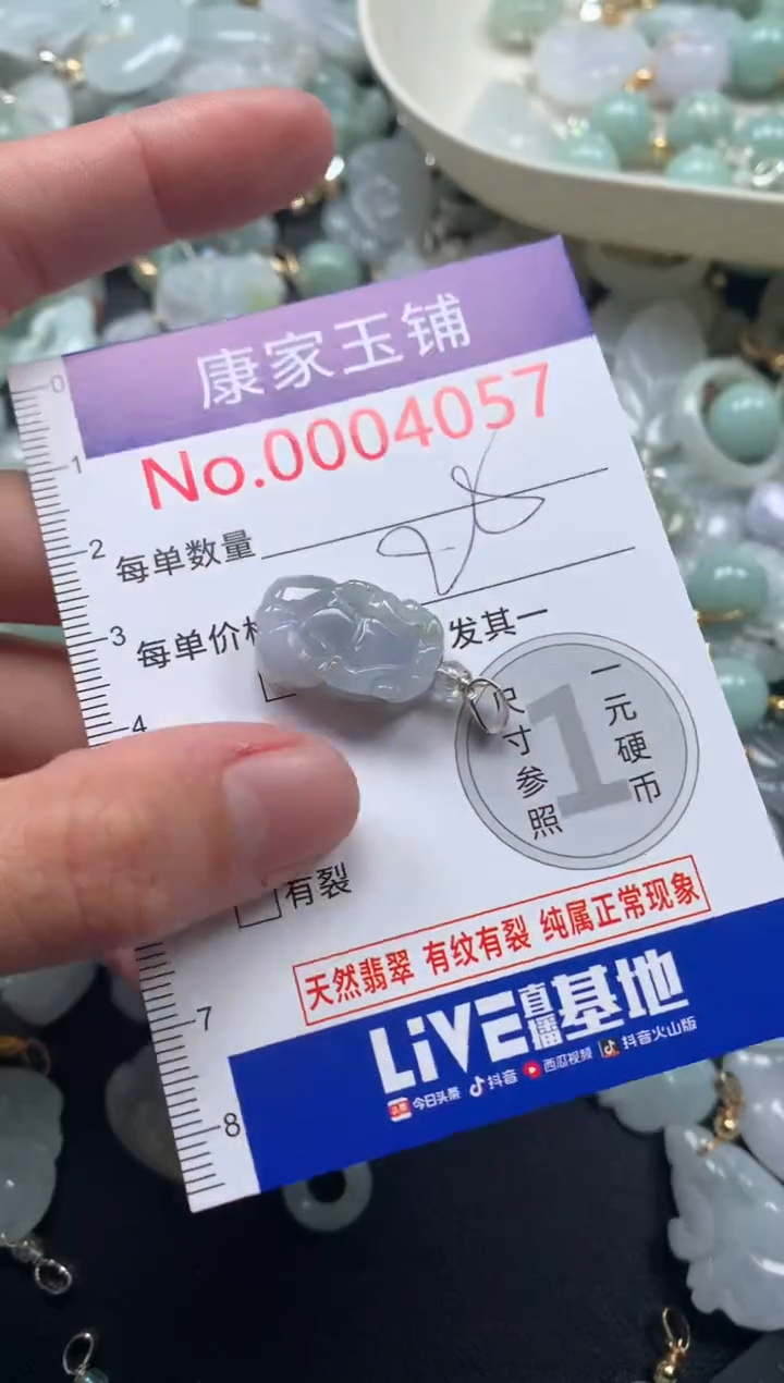 颈饰未镶嵌翡翠4057