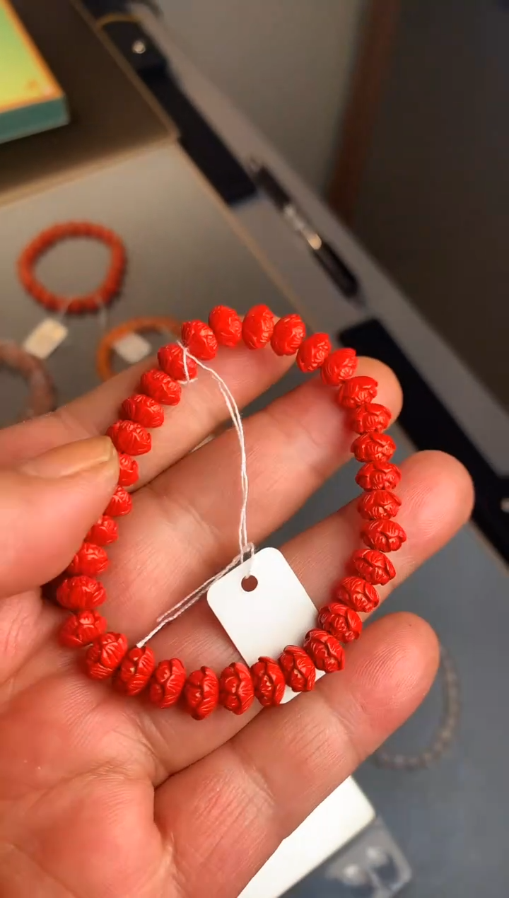 【闪购商品】红色圆珠单圈手串ZSSC- 4