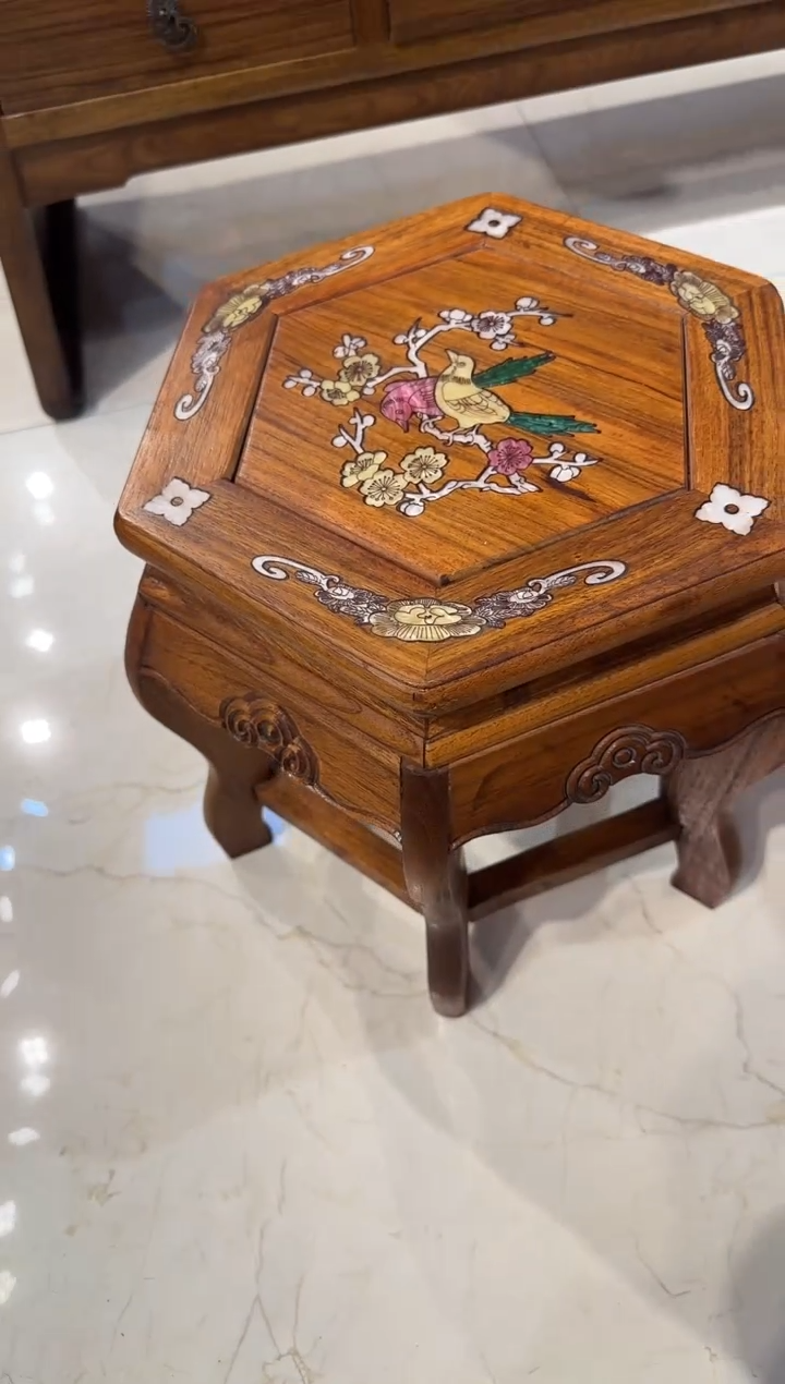 【闪购商品】木木艺喜鹊登梅六角凳368.888