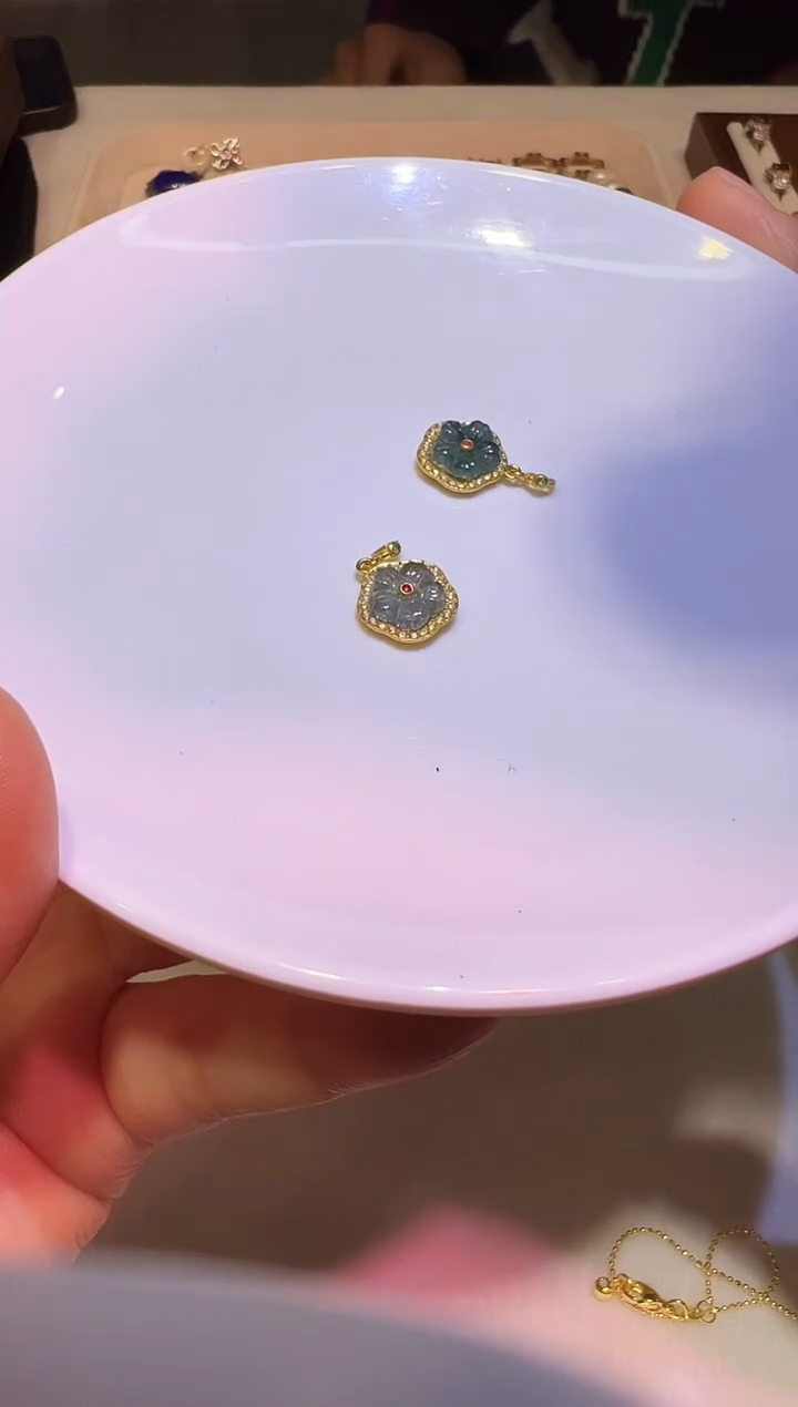 吊坠(不含链)银S925镶嵌碧玺1212m027多样性发其一