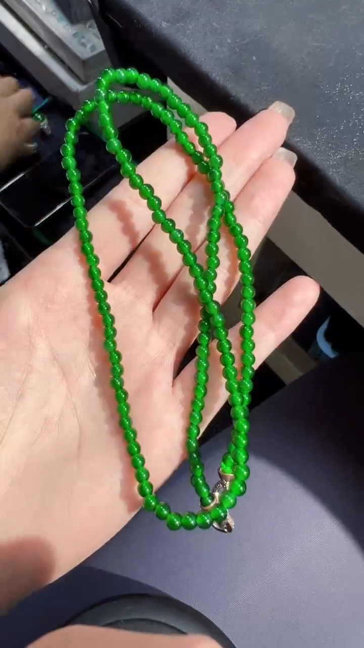 【闪购商品】定制翡翠未镶嵌小米珠商品多样性发货1