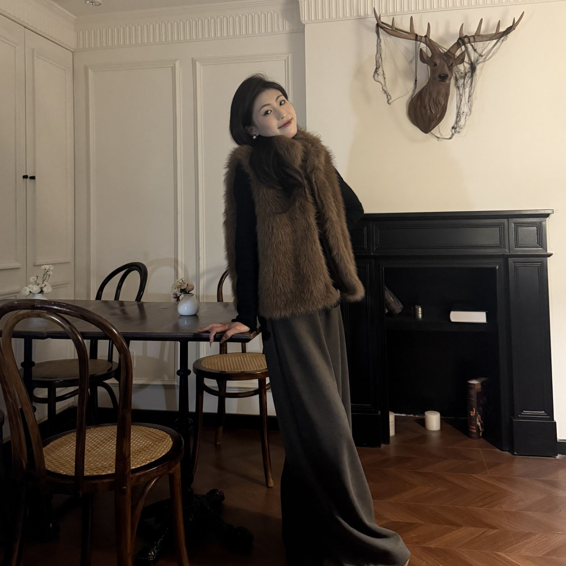 【毛绒马甲】EN～高级轻奢免烫松弛感拉满