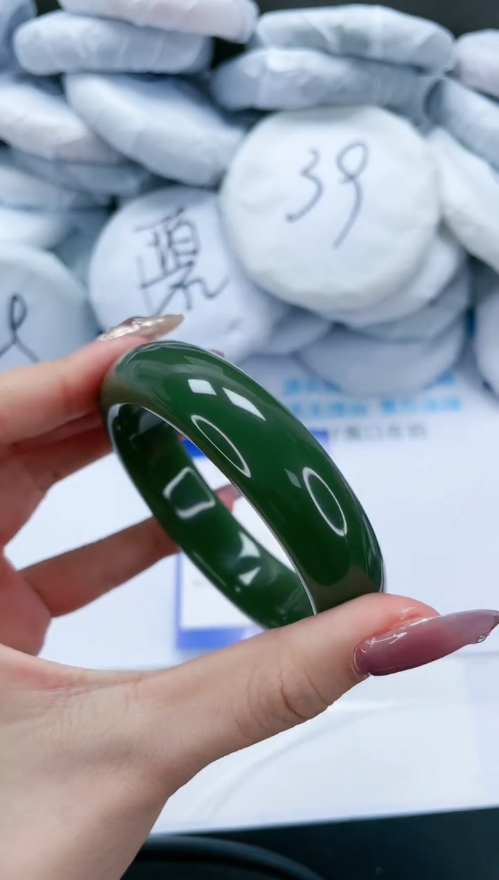 【闪购商品】查罗石手镯（开口镯）未镶嵌306-60.5