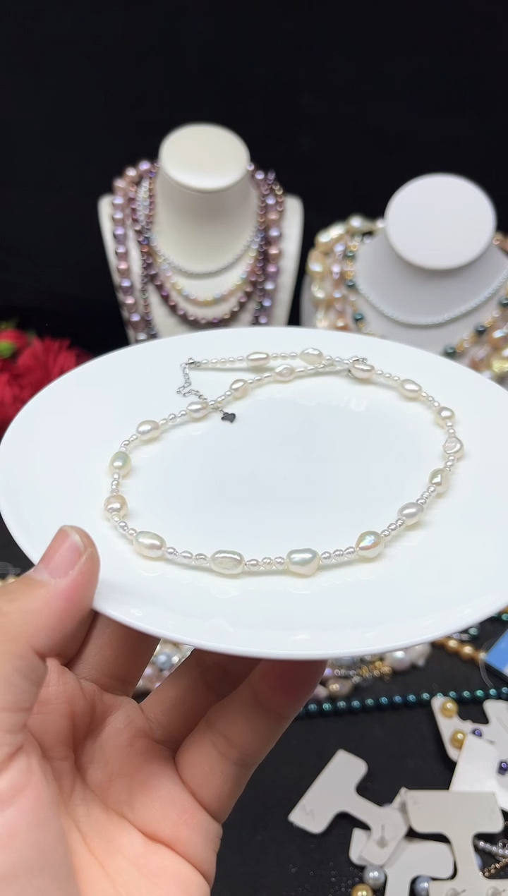 【闪购商品】淡水珍珠颈饰未镶嵌多人