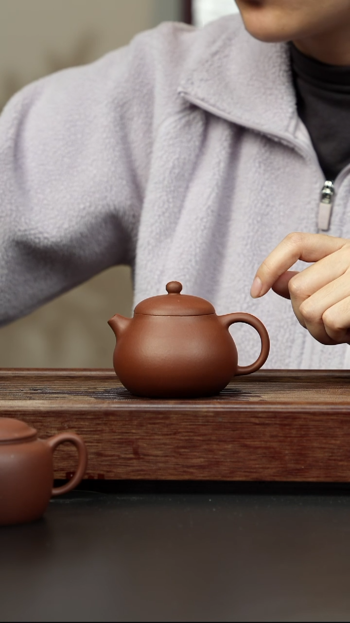 紫砂茶壶底槽清 文旦 全手
