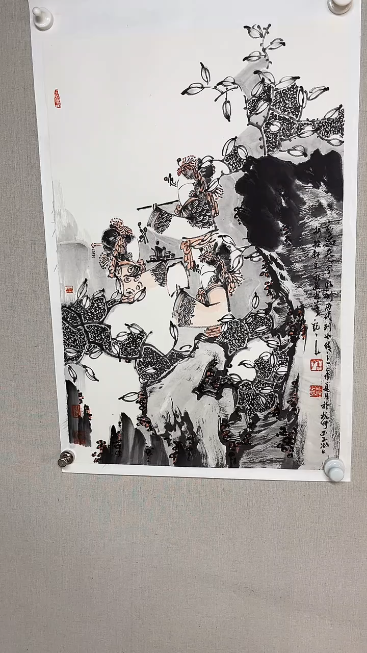 国画艺术家国画作品孙勇猛65