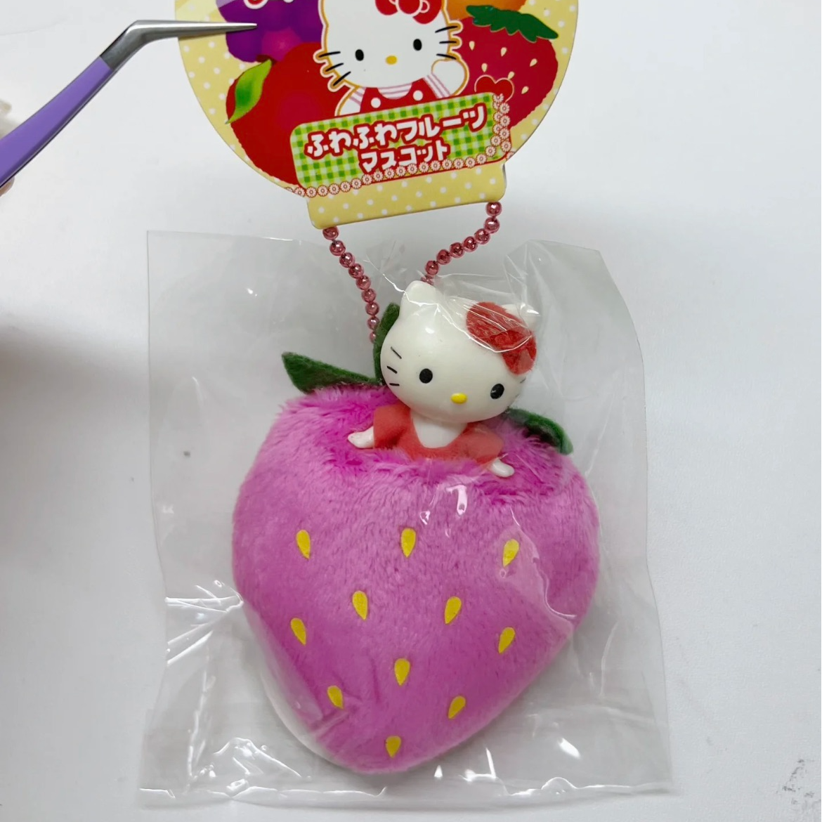 【名古屋限定】Hello Kitty 草莓Kitty钥匙扣玩偶