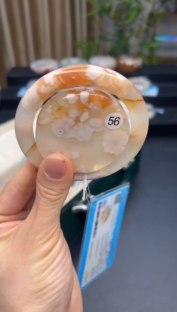 【闪购商品】石英质玉手镯未镶嵌A1307(56圈赠送镯心)