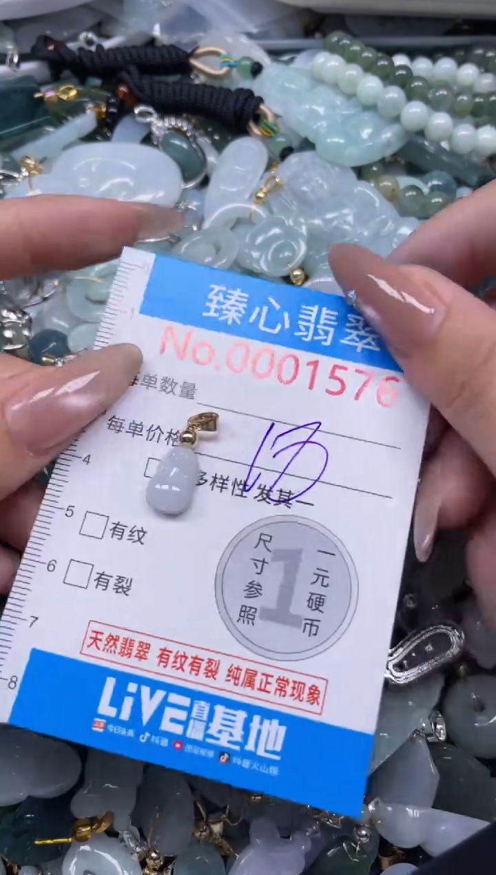 颈饰未镶嵌翡翠1576