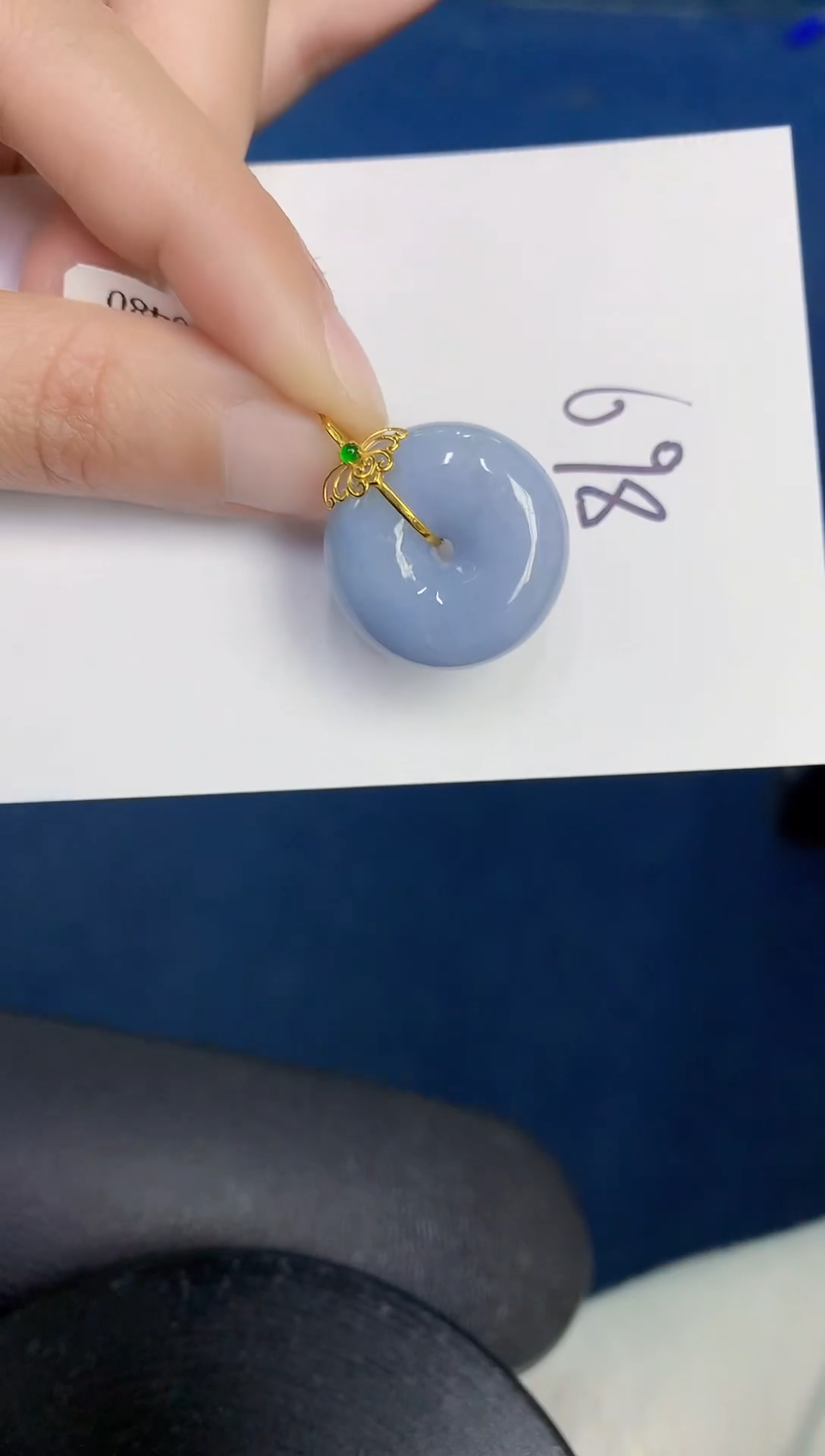 【闪购商品】翡翠颈饰18K金镶嵌000000000