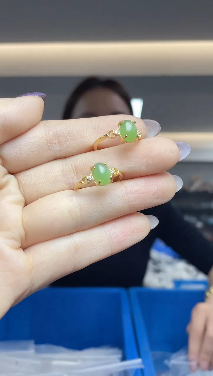 【闪购商品】和田玉`银S925镶嵌多样性发一件