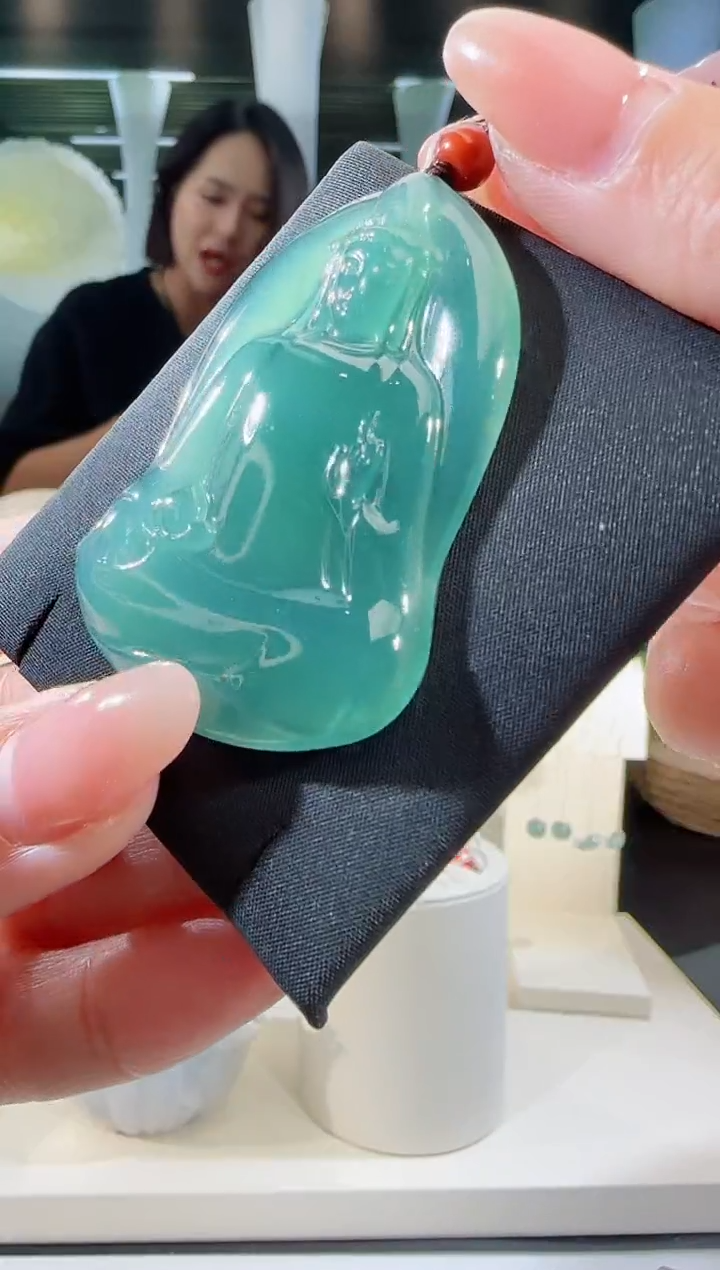 【闪购商品】翡翠吊坠(不含链)未镶嵌观音