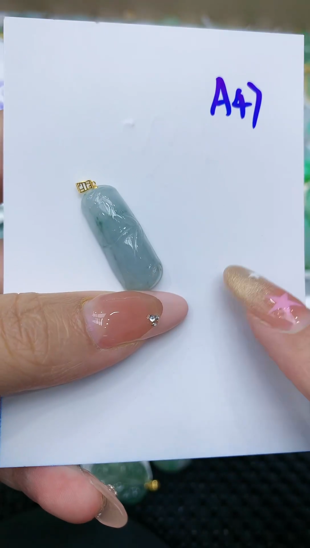 【闪购商品】翡翠颈饰18K金镶嵌111111111