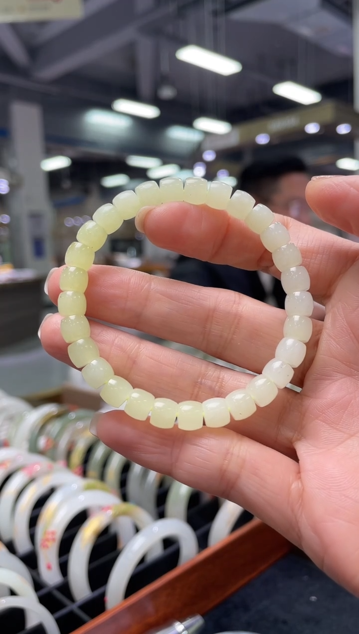 未镶嵌手串和田玉（黄玉）和田玉黄玉手串6mm