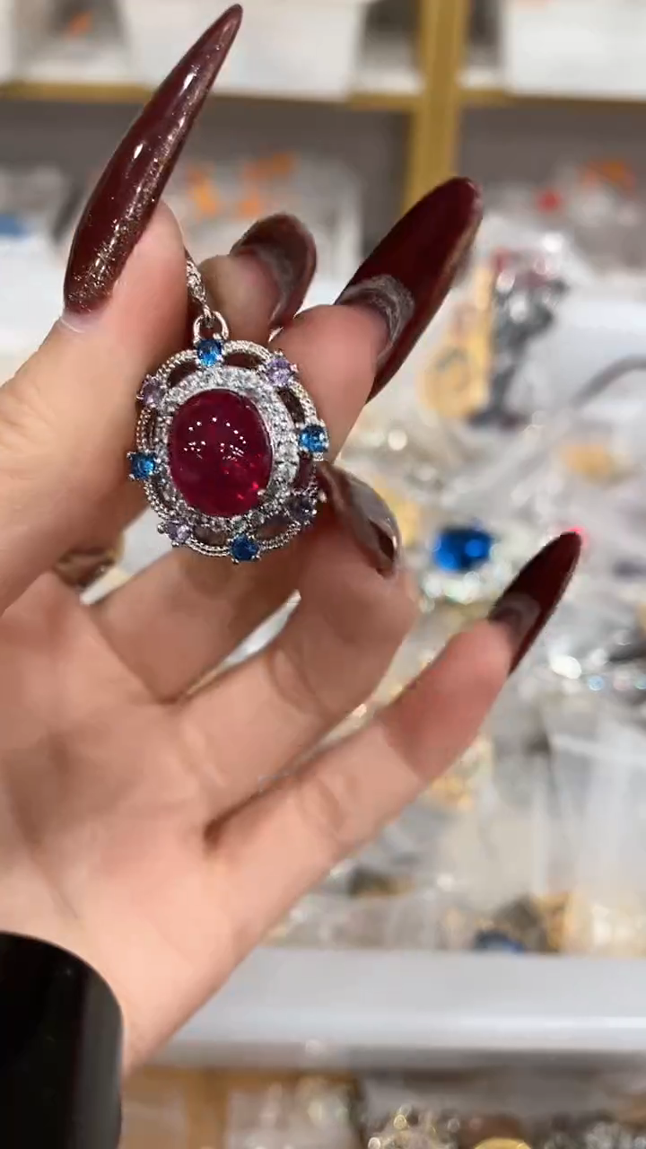 【闪购商品】合成钻石合金q719时尚气质饰品