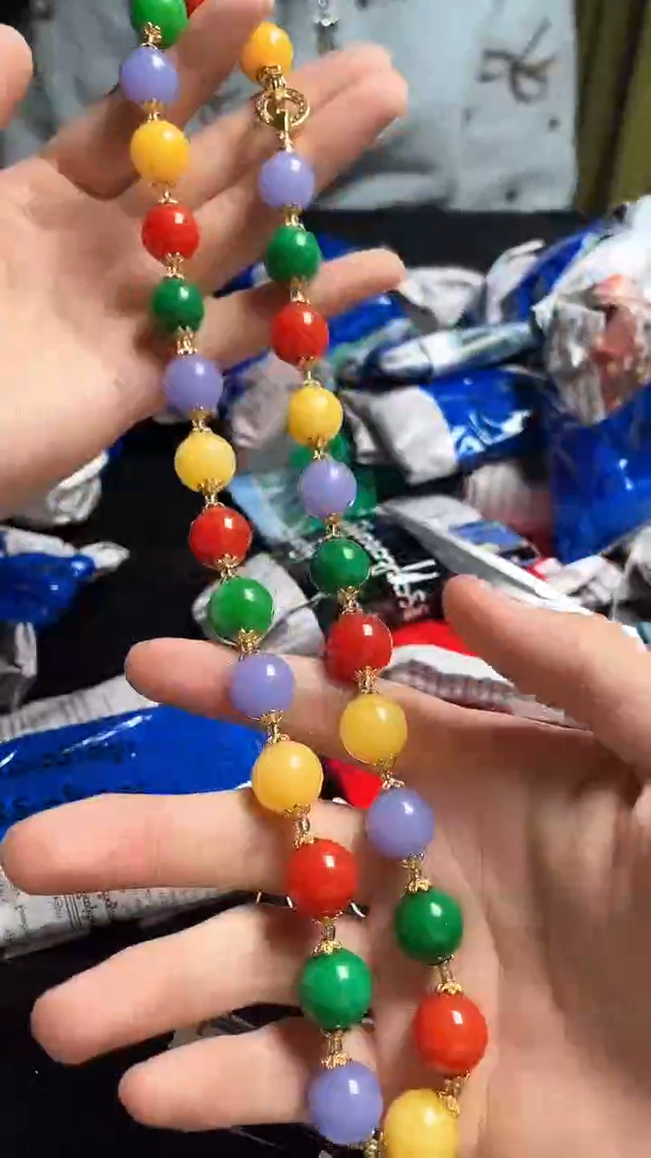 猛子收货多宝珠串