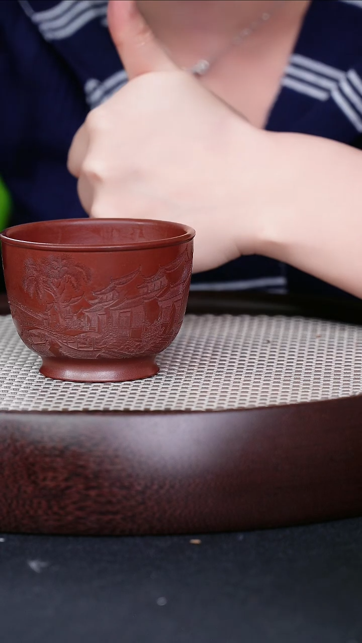 茶壶紫砂宜兴紫砂壶江南水乡