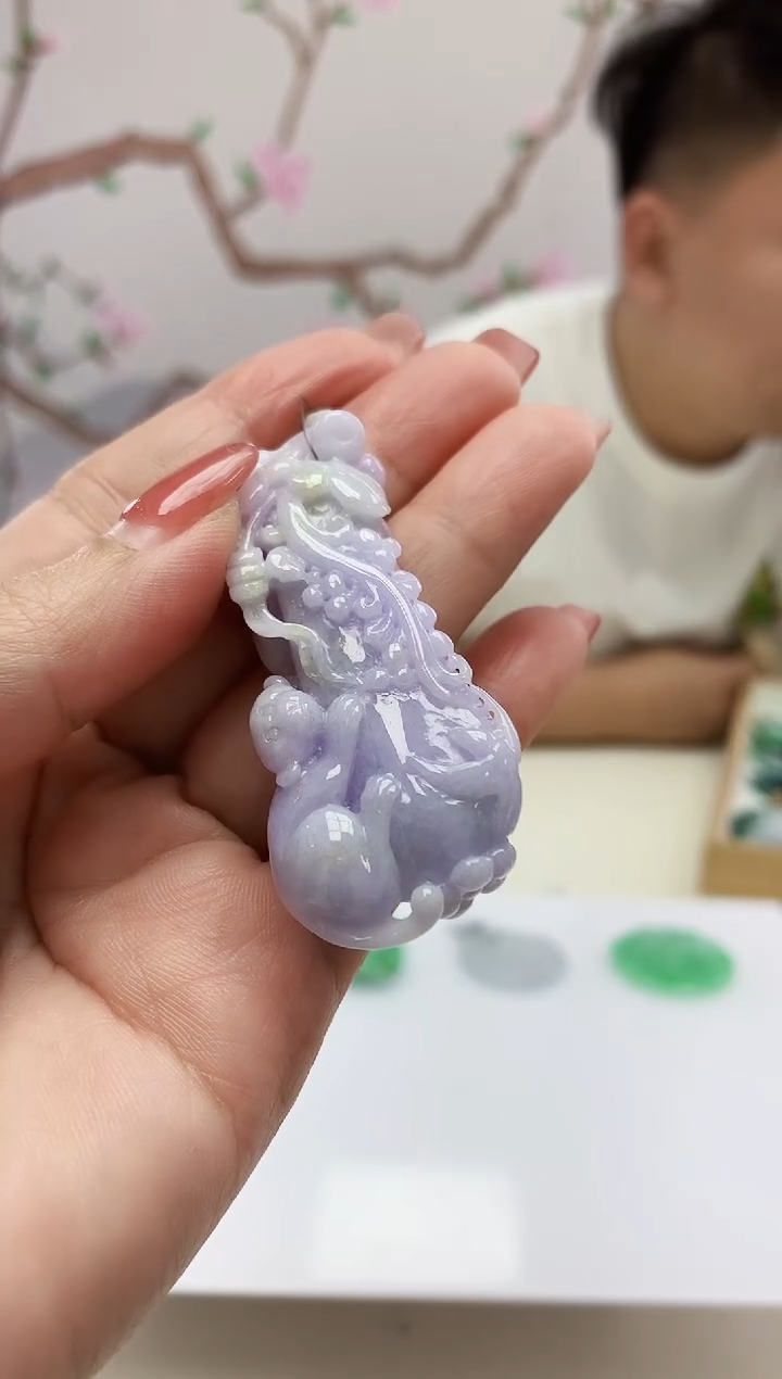 定制翡翠未镶嵌026xm-毛货瓜43