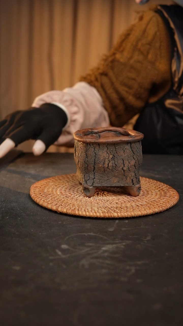 【闪购商品】瓷片70泥泥手工花盆