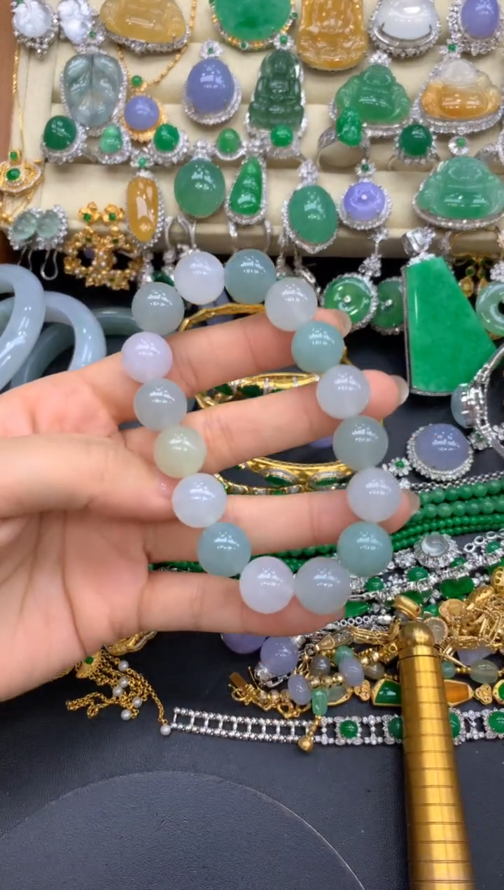 【闪购商品】翡翠手串未镶嵌371-中国好珍宝