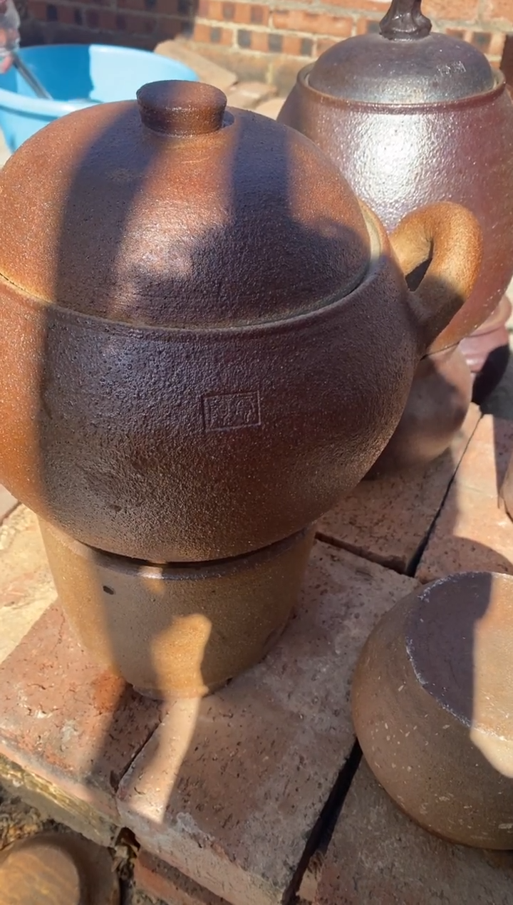 陶土3升宽口款砂锅