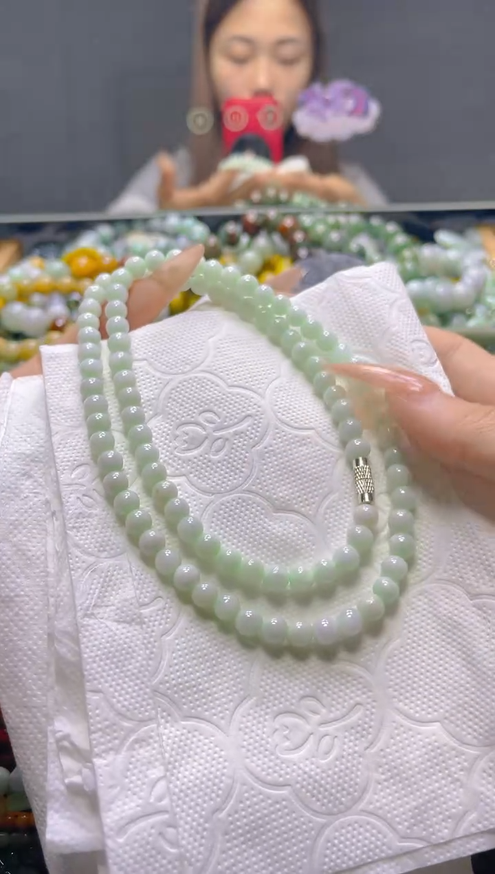 颈饰未镶嵌翡翠5MM