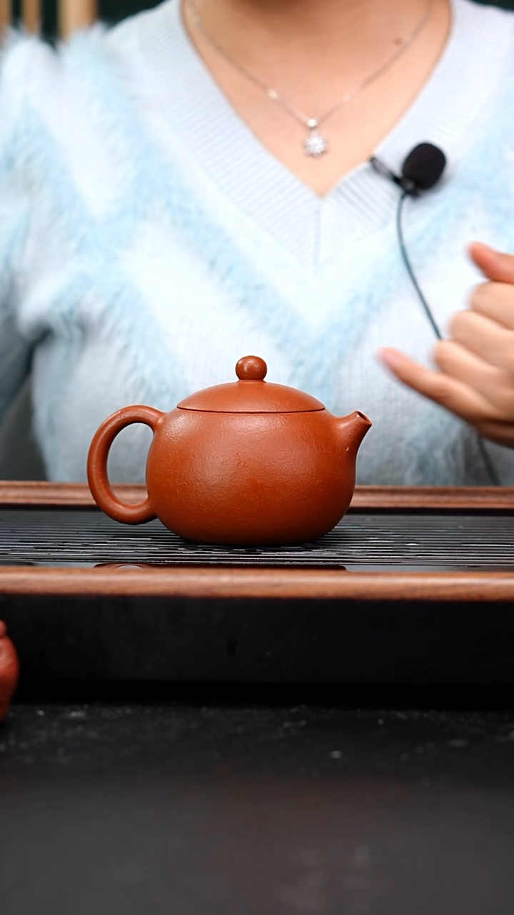 茶壶紫砂全手工黄龙山朱泥西施230cc高