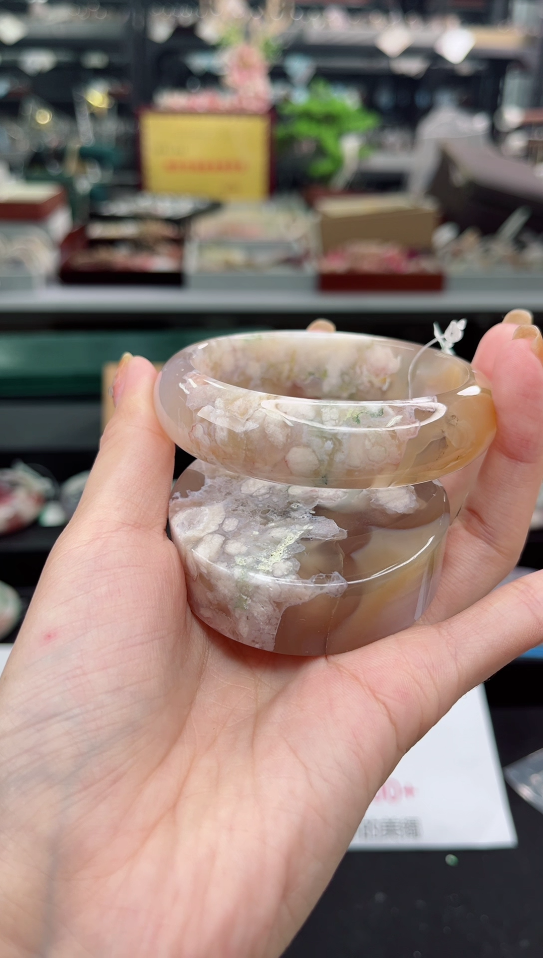 【闪购商品】石英质玉手镯未镶嵌58圈口（赠品镯心）3571244