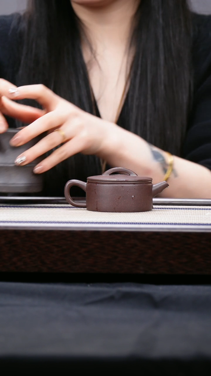 【闪购商品】紫砂茶壶古天青  汉瓦壶 