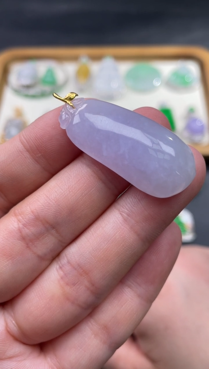 【闪购商品】翡翠颈饰18K金镶嵌22..........