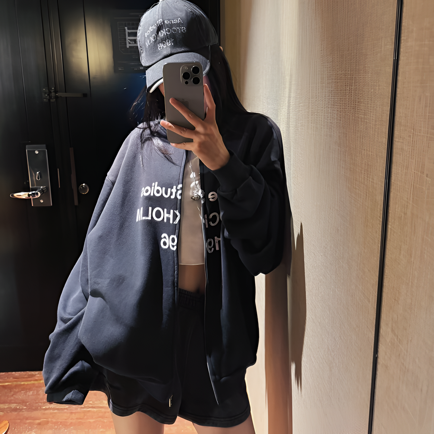 1996 褪色做旧磨破棒球服 男女同款