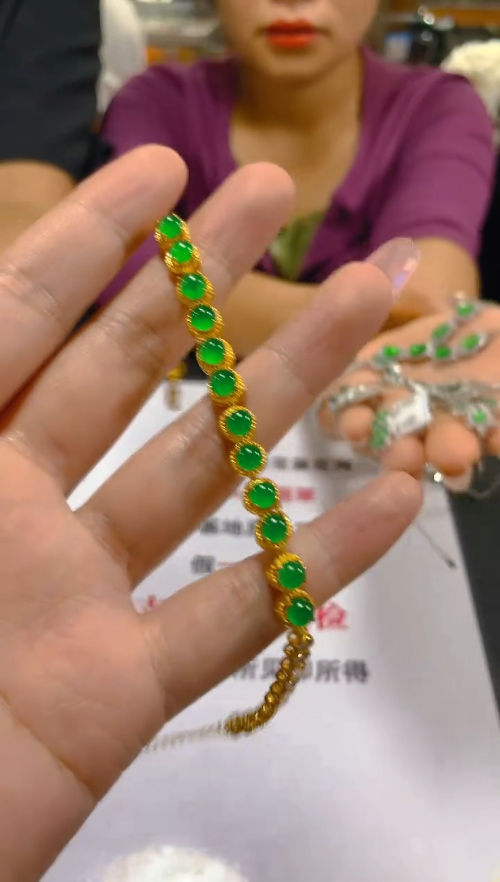 未镶嵌手链翡翠0583001517多样性发一