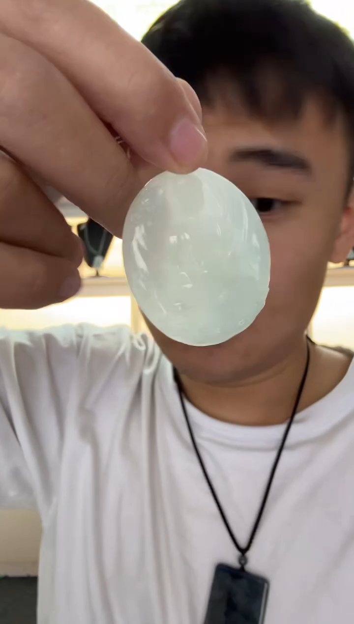 【闪购商品】翡翠颈饰未镶嵌天然翡翠A货孤品一件