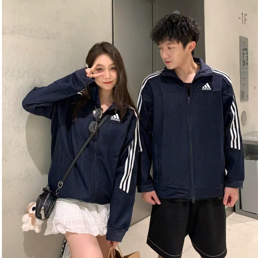 【商场撤柜】春秋情侣款外套 刺绣立领百搭宽松夹克