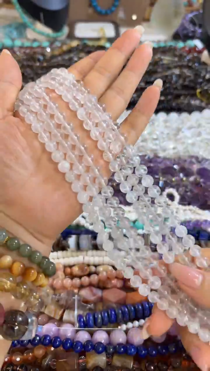 未镶嵌玛瑙/玉髓珠宝半成品天然白水卡8 