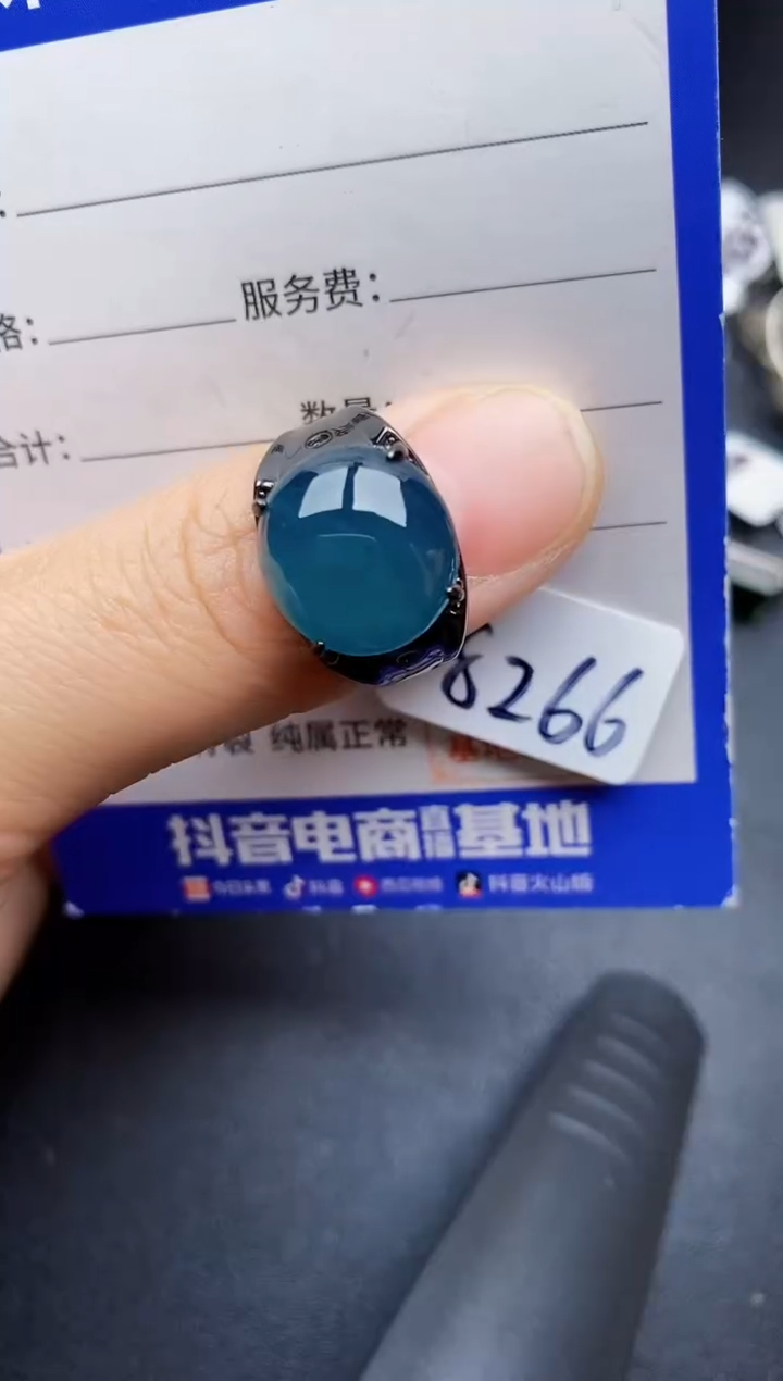 【闪购商品】翡翠银S925镶嵌戒指22222222