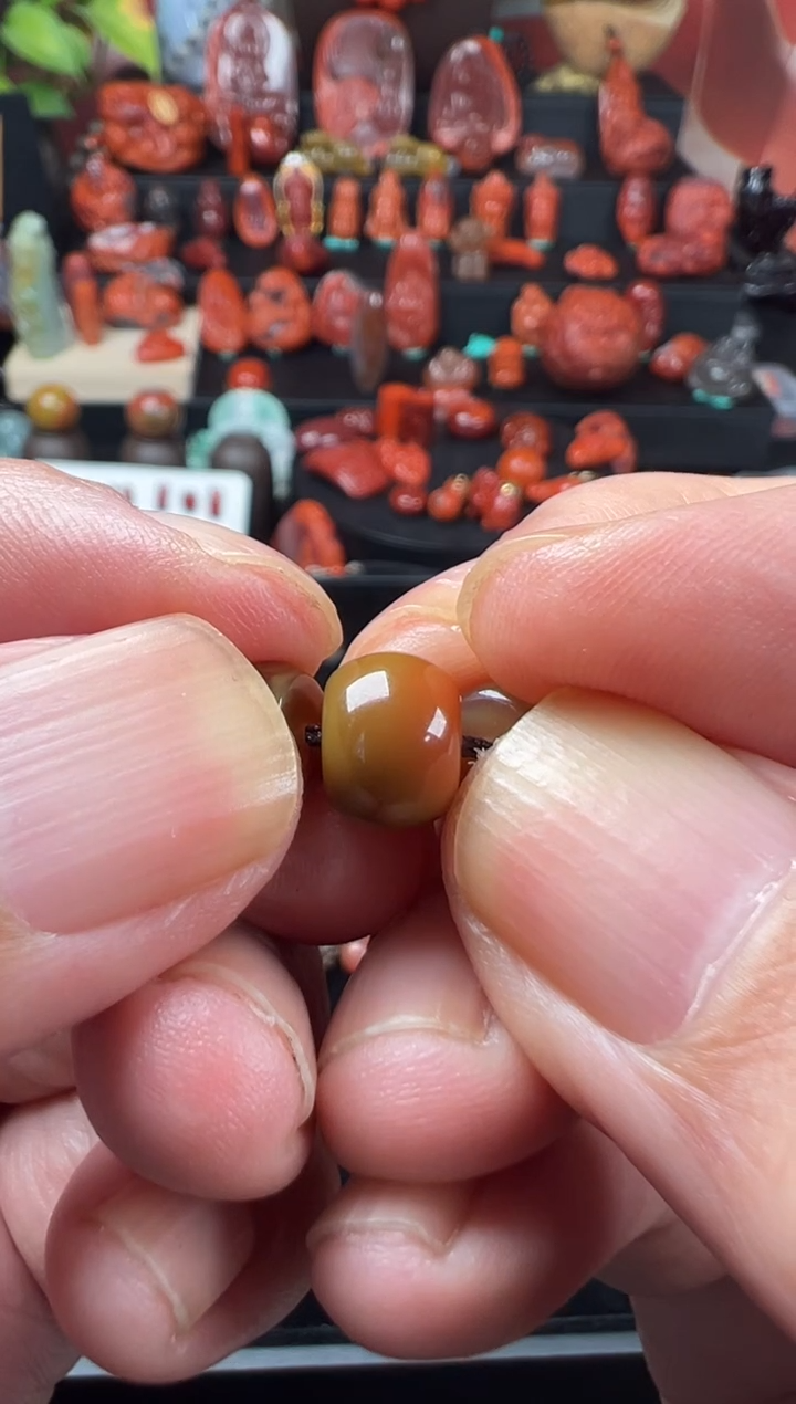 未镶嵌老型南红玛瑙香**辣老型