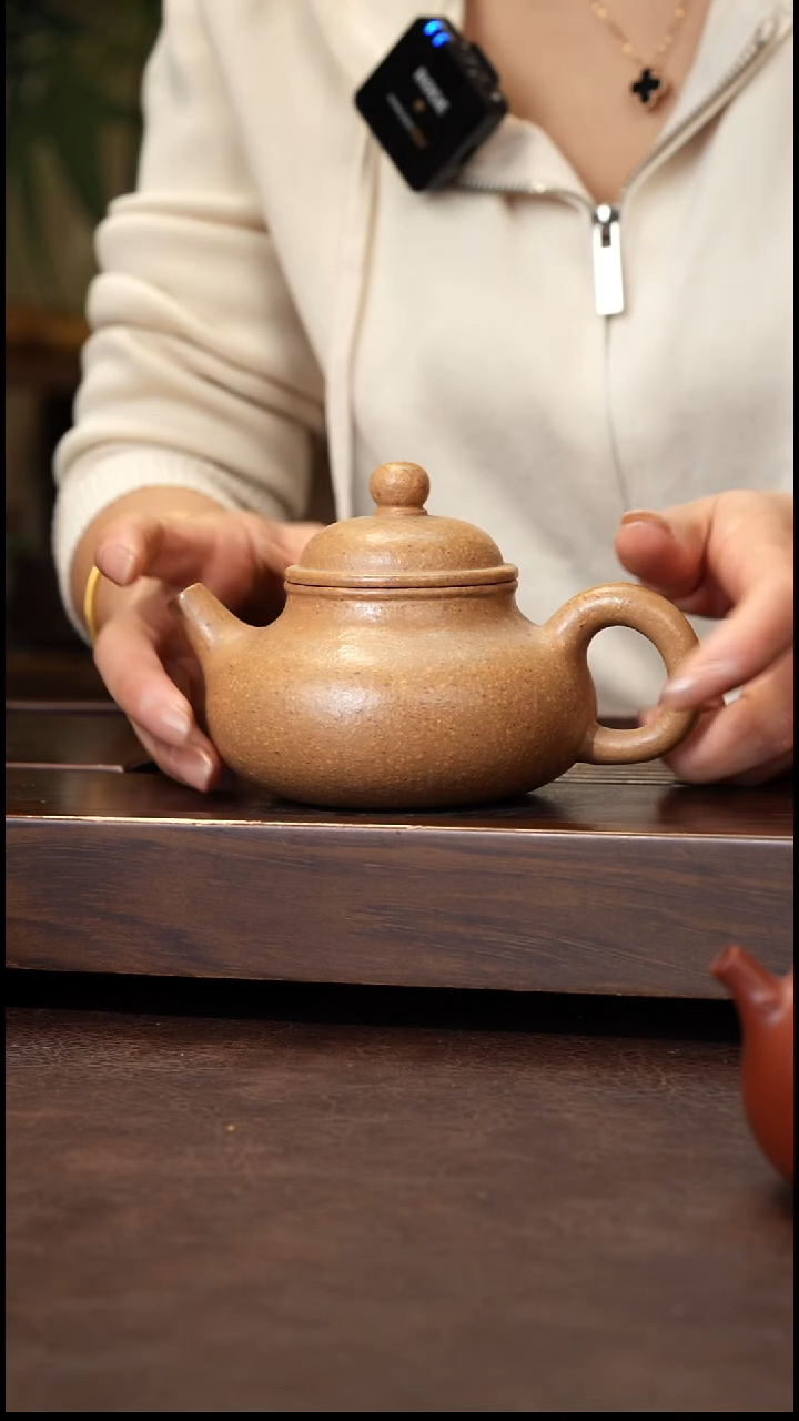 茶壶紫砂8目黄降坡容天270cc左右