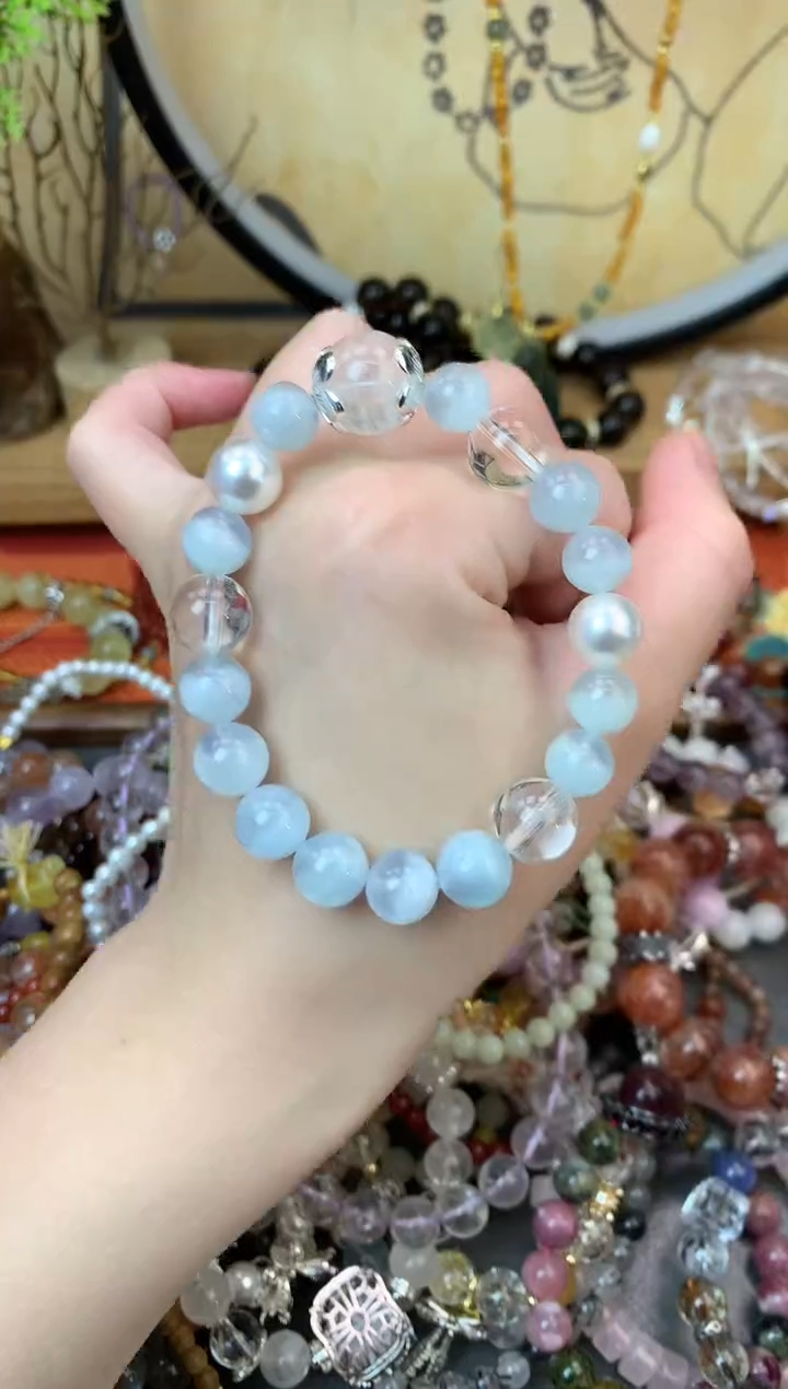 【闪购商品】海蓝宝石手链未镶嵌421