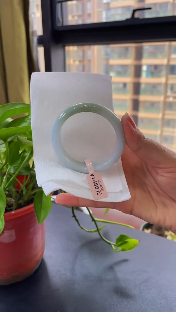 【闪购商品】翡翠手镯未镶嵌059手镯53.8