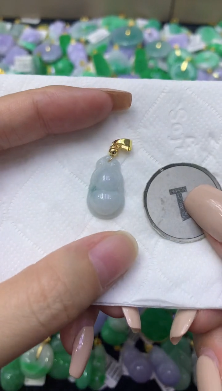 颈饰未镶嵌翡翠天然缅甸翡翠A货