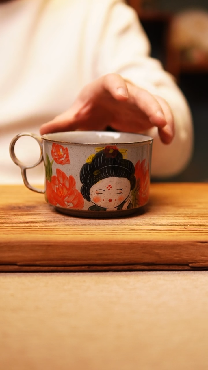 【闪购商品】@@陶园瓷舍@@纯手工手绘@高温釉下彩