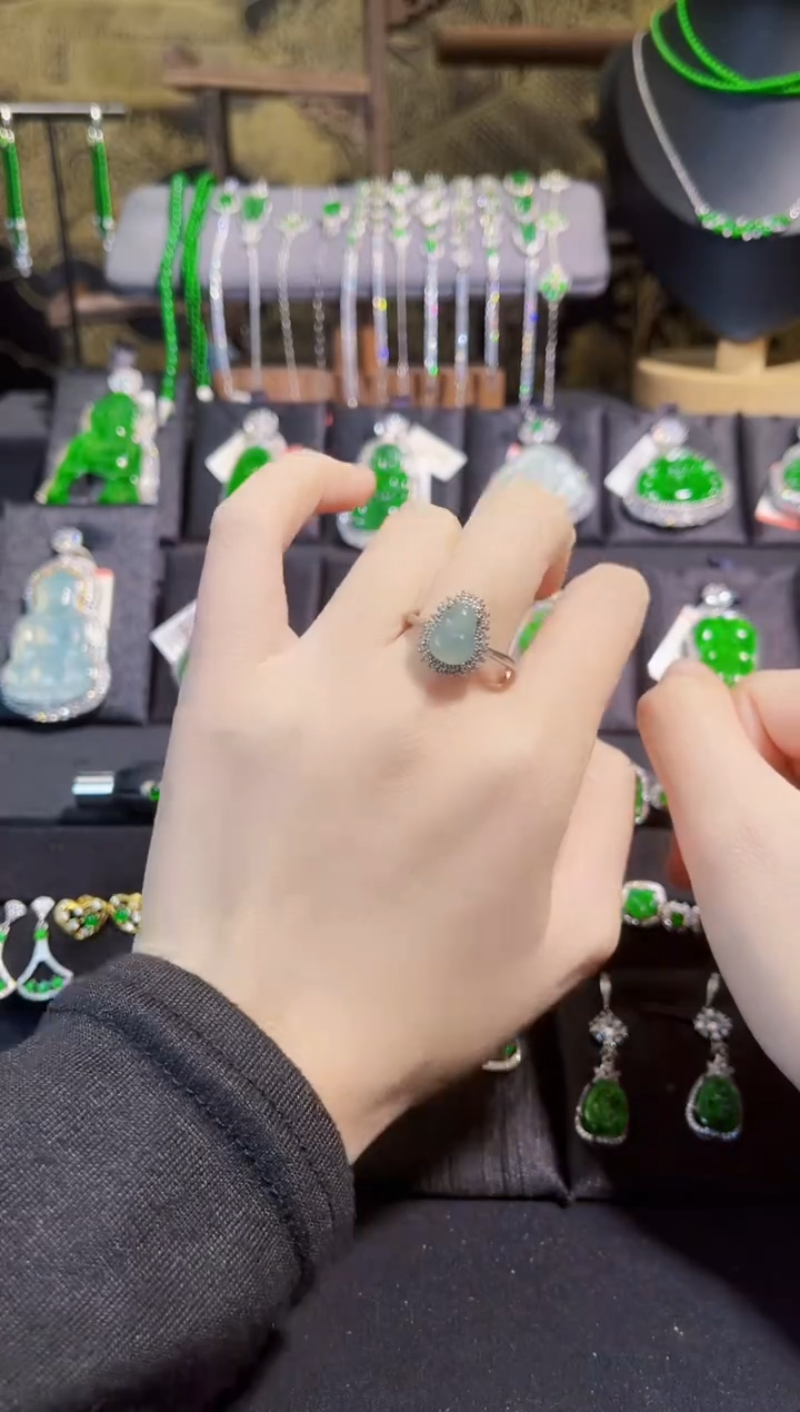 【闪购商品】翡翠戒指未镶嵌戒指