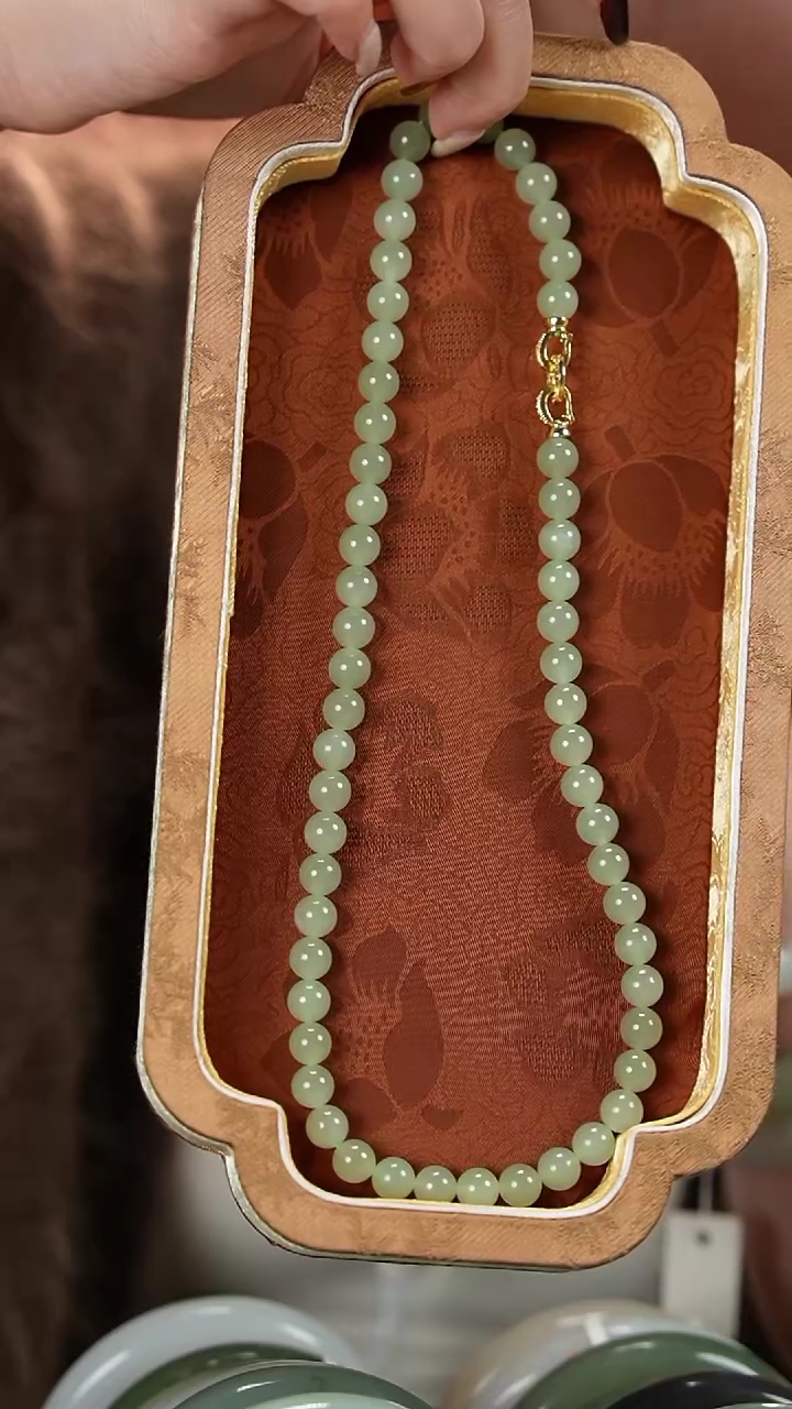 【闪购商品】和田玉项链合金高冰晴项链