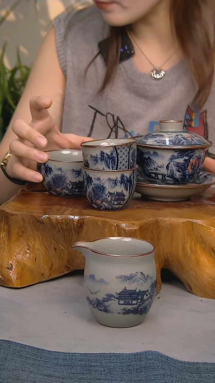 简装家用款5件套 陶瓷家用茶具系列