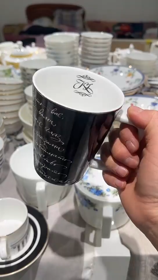 骨瓷微瑕杯子隆达骨瓷